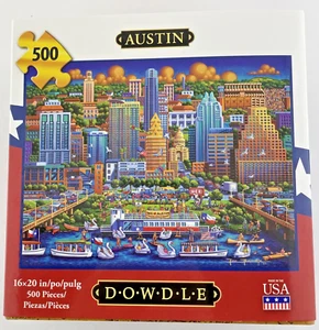 Dowdle Puzzles City of Austin Texas 500 Pieces 16 x 20 inches. - Picture 1 of 8