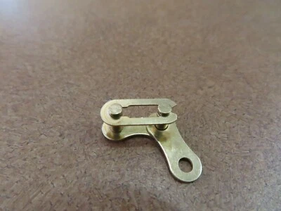 Conector de eslabón de cadena de bicicleta de eslabón maestro dorado clip de resorte de 1 velocidad engranaje fijo BMX Foto 1 de 4