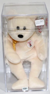 RARO 2007 HAMLEYS EDICIÓN UK 8.5" TY BEANIE BEBÉ MARFIL BEBÉS OSO MWMTs - Imagen 1 de 2