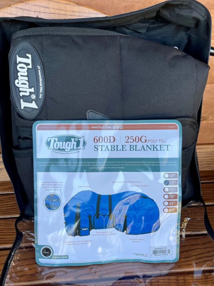 MANTA ESTABLE RESISTENTE 1 72" 600D 250G CON CALENTADOR DE VIENTRE ARTÍCULO #827 Foto 1 de 4