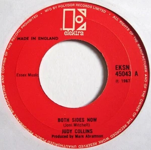 Judy Collins - 7" UK 45 - Both Sides Now - 1967 - Elektra - EKSN 45043 - VG/M - Picture 1 of 1