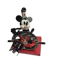 Figura Disney Britto Steamboat Willie “Mickey” de Enesco Nueva Caja Sellada - Imagen 1 de 3