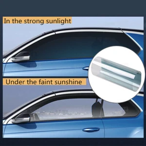 Window Tint VLT50% Photochromic Film Solar Protection Car Build Film Sheet - Picture 1 of 12