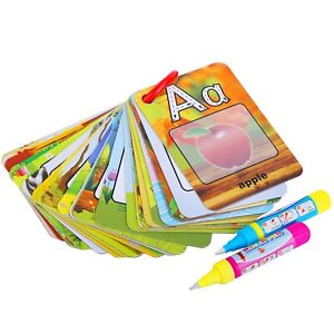 Alphabet Water Coloring Cards Educational Learning Toy Gift for Kids Toddlers