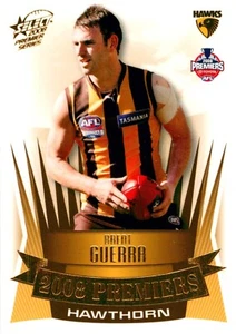 2008 HAWTHORN HAWKS AFL Premiers Card BRENT GUERRA - Bild 1 von 3