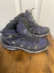 Salomon X Ultra 2 Mid Wanderschuhe Damen Gr. 10,5 lila blau Wandern wasserdicht - Bild 1 von 8