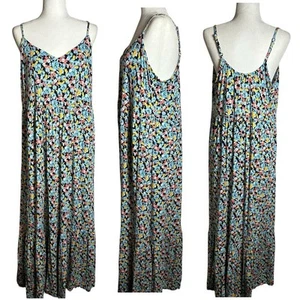 Lane Bryant Maxi Dress floral spring summer sleeveless tank sundress Size 14/16 - Picture 1 of 5