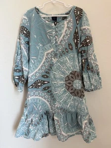 Gap Corduroy Winter Blue And Gray Dress Girls Size Large - Picture 1 of 8