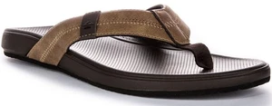 REEF Amortiguador Chanclas Punta Tanga Plantilla Memoria Hombre Sandalia Tan GB - Imagen 1 de 12