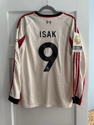 Alexander Isak Liverpool FC 2025-26 Adidas Away Jersey Medium BNWT #9 - Image 1 of 4