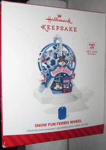 #92 - 2014 Hallmark Keepsake Ornament - Rueda de la fortuna divertida para la nieve - Imagen 1 de 2