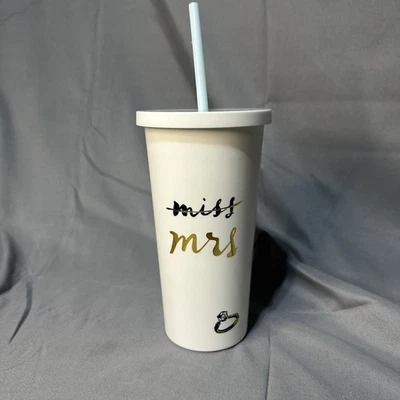 Kate Spade New York Acrylic Bridal Tumbler White New Without Tags - Image 1 of 4