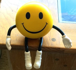 DELIGHTFUL, Happy, MOOD-CHANGING SMILE FACE Critter - FLEXIBLE Arms/Legs L@@K! - Picture 1 of 12
