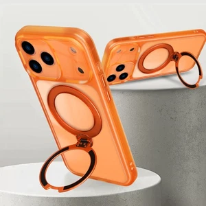 Funda mate a prueba de golpes con soporte de anillo magnético para iPhone 17 Pro Max Air 17 Pro - Imagen 1 de 48