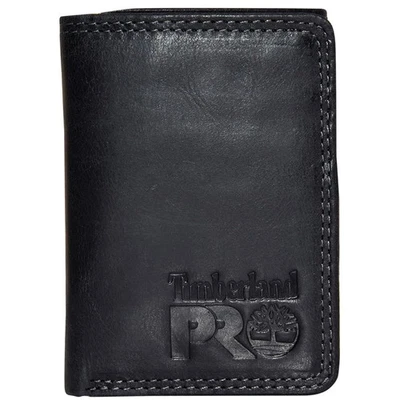 Timberland Pro Men's Wallet Black Brady Tri-Fold Genuine Leather - Image 1 of 4