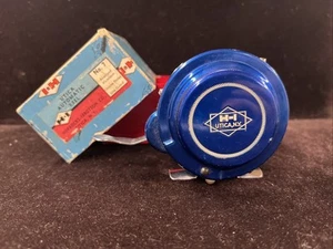 Mulinello a mosca vintage H-I Horrocks-Ibbotson Utica NY n. #7 alluminio blu canna da pesca - Foto 1 di 8
