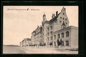 München, Reservelazarett L.-Ridlerschule, Ansichtskarte  - Picture 1 of 2
