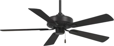 Ventilador de techo F556-CL Contractor plus 52 pulgadas cadena de tracción en acabado carbón Foto 1 de 4