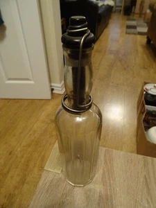 RARE Vintage 30s Soda Stream Sodastream Bakelite & Cork top Bottle - FREE P&P - Picture 1 of 8