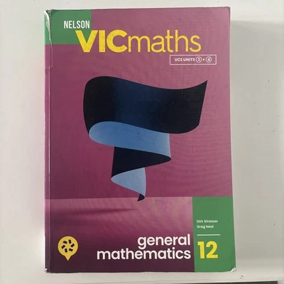 Nelson VICmaths General Mathematics 12 VCE Units 3&4  - image 1 of 3