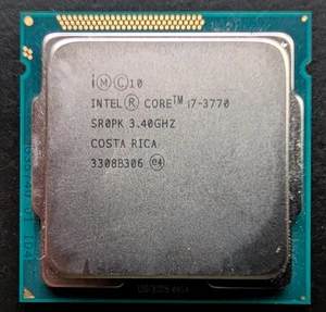 Intel Core I7-3770 Processor (3.40GHz, 4 Cores, Socket H2 LGA-1155) SR0PK - Afbeelding 1 van 1