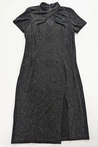 Betsy & Adam Damen Kleid Gr. 18 W Schwarz Glitzer Sparkle Gothic Whimsigoth 90er - Bild 1 von 16