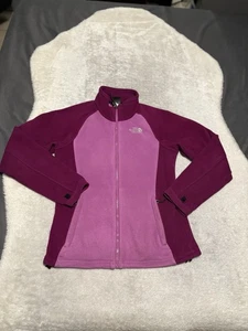 Maglione The North Face donna rosa viola pile zip giacca taglia small - Foto 1 di 7