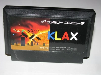 Klax Famicom NES Japan import US Seller - Image 1 of 2
