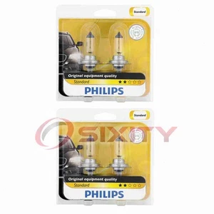 2 pc Philips Front Fog Light Bulbs for Audi A3 A3 Quattro A4 A4 Quattro A6 wu - Picture 1 of 5