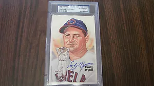1981 Early Wynn Autograph Perez Steele Post Card PSA/DNA Slabed - Picture 1 of 1