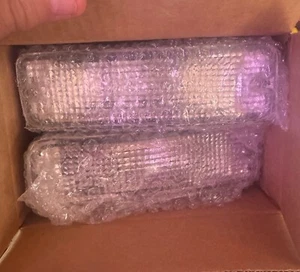511019 Toyota Pickup 89-95 Parking Signal Lights- silver Clear - Picture 1 of 5