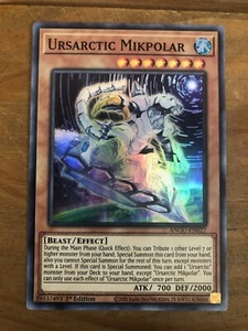 YuGiOh! Ursarctic Mikpolar ANGU-EN027 SUPER RARE HOLO 1st Edition - Picture 1 of 1
