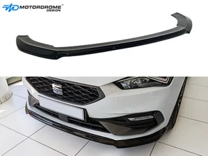 DIVISOR DELANTERO PARA SEAT LEON MK4 FR (2020-) ABS NEGRO BRILLANTE - Imagen 1 de 4