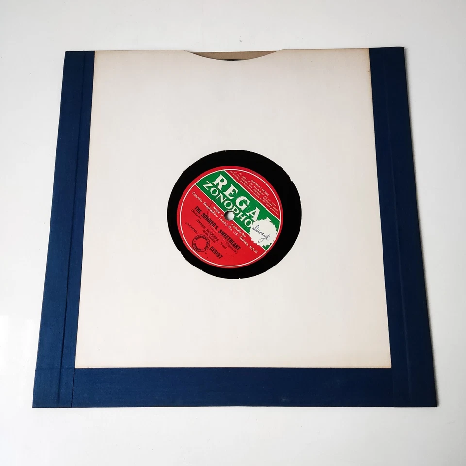 JIMMIE RODGERS - SLEEP BABY SLEEP / THE SOLDIER'S SWEETHEART 10" 78RPM COUNTRY - Image 1 of 4