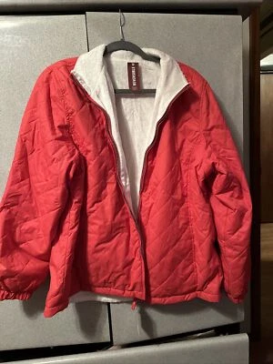 CHAQUETA REVERSIBLE FADED GLORY TALLA XL, NUEVA CON ETIQUETAS, CREMALLERA FRONTAL COMPLETA Foto 1 de 4