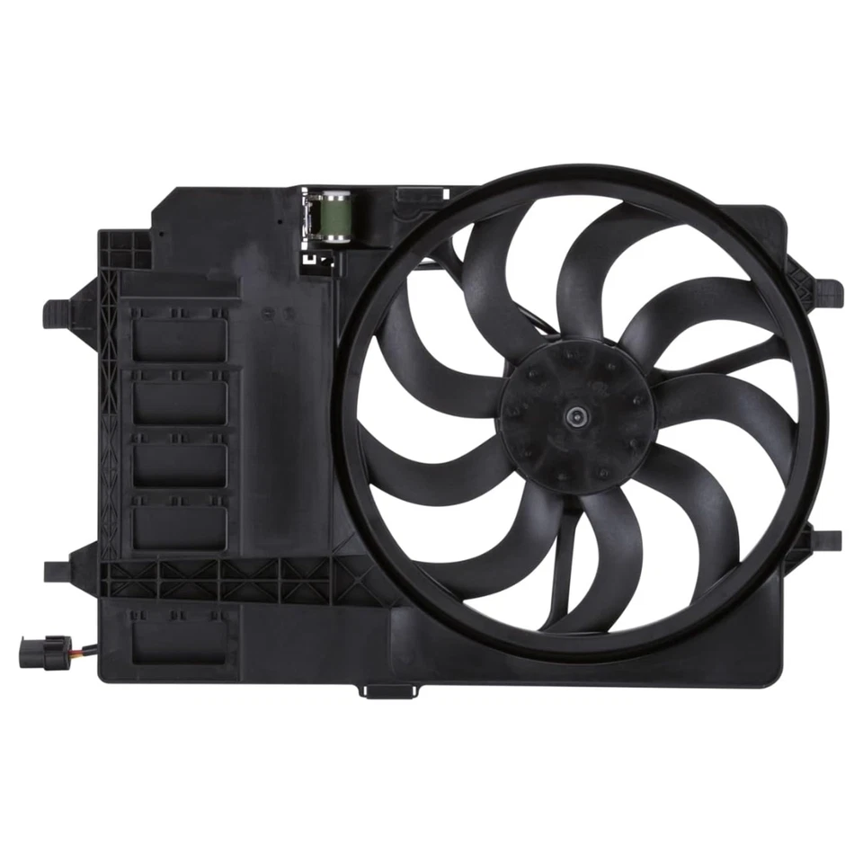 Conjunto de ventilador condensador y radiador doble TYC 621080 para 03-08 Mini Cooper Foto 1 de 4