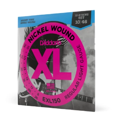 D'Addario EXL150 12 String Nickel Wound Light Guitar Strings - Image 1 of 4