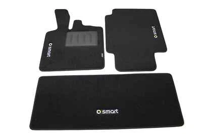 Tapis Moquette smart Fortwo W450 à Partir De 1998-2007 Set Avant + Coffre 16 - Photo 1/4