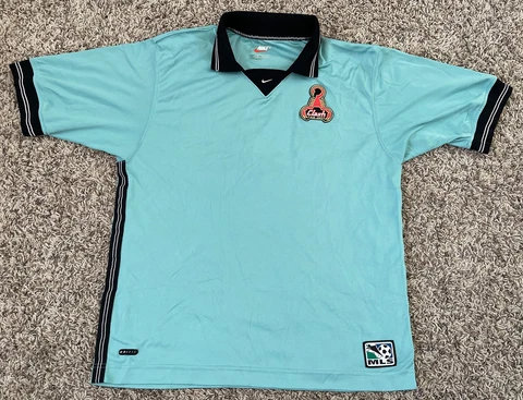 Nike Drifit San Jose Clash 1998 1999 Home MLS Soccer Jersey Size Medium Cover