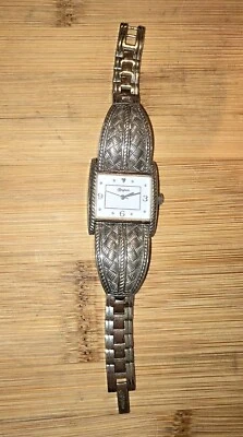 РЕДКИЕ женские часы Brighton PALO ALTO серебряная корзина плетение японский механизм - Изображение 1 из 4