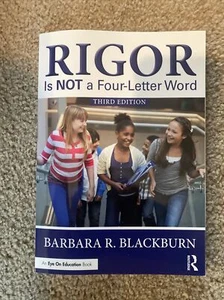 Rigor Is NOT a Four-Letter Word by Barbara R. Blackburn (2018, Trade Paperback, - Imagen 1 de 1