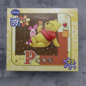 Disney Winnie The Pooh Kids Puzzle Set 25 Piece Piglet Think Happy Ages 3+