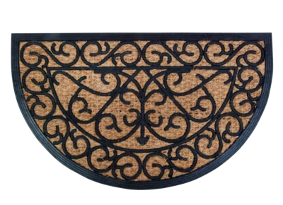 ESSCHERT FUSSMATTE FUSSABTRETER NOSTALGIE KOKOSMATTE  halbrund RB07 - Bild 1 von 2