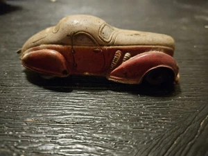 Vintage 1940’s Sun Rubber Supercharged 2 Door Coupe 4” Toy Car - Picture 1 of 6