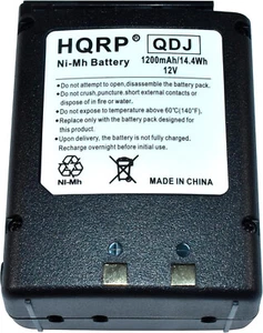 HQRP Battery for Icom IC-A3 IC-A3E IC-A22 IC-A22E CM-166 CM-166S BP-166 Radio - Picture 1 of 7