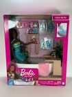 Barbie Fizzy Bath Lall and Playset, Brunetka, z wanną, Gazi Powder, Puppy W pudełku