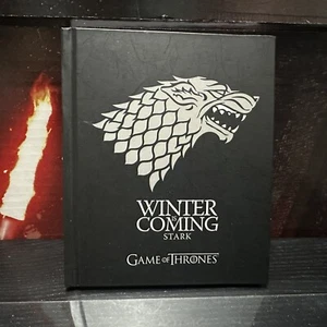 Game of Thrones: House Stark Winter is Coming - Ruled Notebook Hardcover 8"x5.5" - Picture 1 of 3