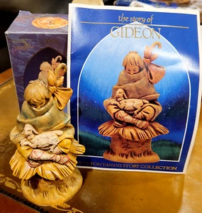 Neu SIGNIERT Gideon sitzender Hirte Erbstück Krippenfigur Fontaninni Römer 5 - Bild 1 von 14