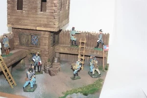 76057 Fort Severance Stati del Sud trasportati, elemento ad angolo, per figurine da collezione 7 cm - Foto 1 di 10