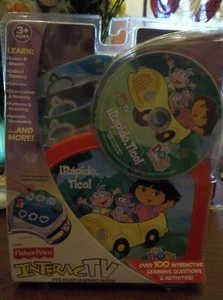 Fisher-Price Interac TV DVD Based Learning System & Spanish Vocab 3+ Years NIB! - Picture 1 of 4